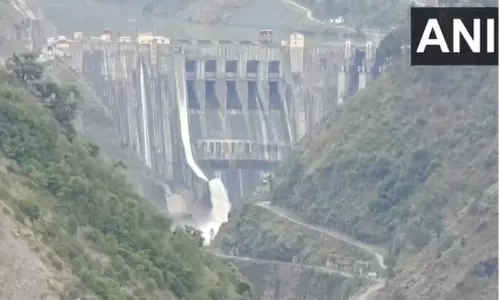 All Gates of Salal Dam on Chenab River Closed, Significant Drop In Water Levels Witnessed in Reasi