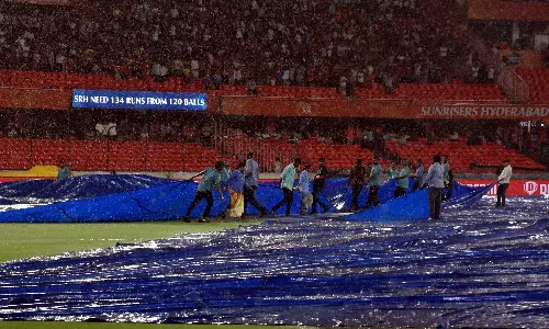 SRH Knocked Out of Play-off Race After Washout Against DC