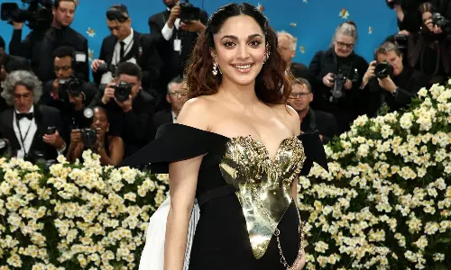 Kiara Advani Wears Black Dandy-Themed Attire For The Met Gala