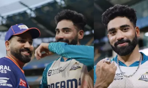 Siraj Gets Special T20 World Cup Ring From Rohit Sharma