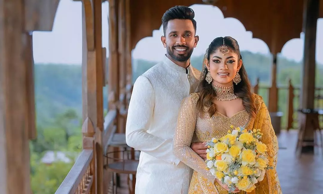 From Cricket Pitches to Wedding Bells: Two Sri Lankan Cricketers Step into Married Life