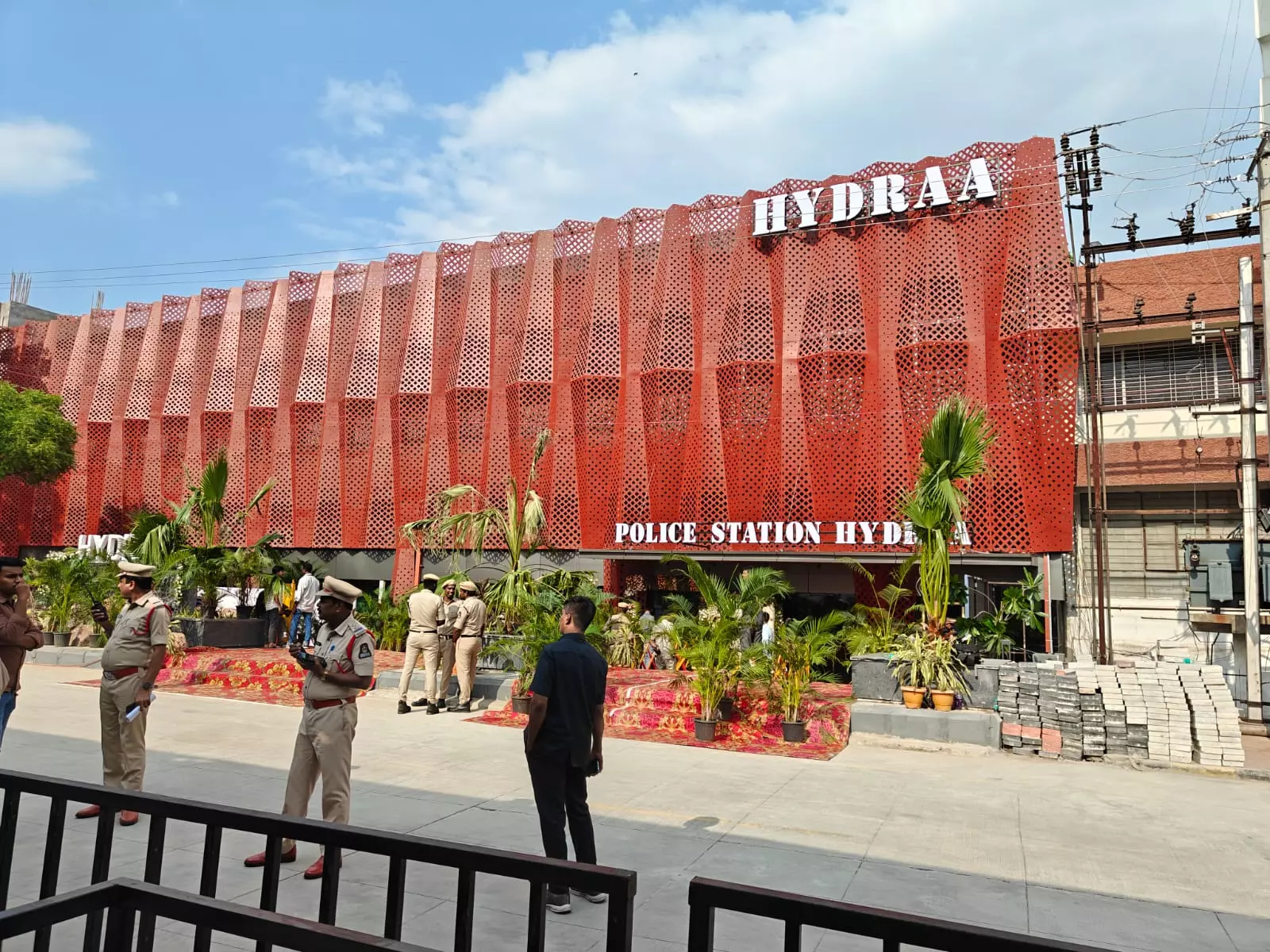 CM Revanth Inaugurates HYDRAA Police Station CM Revanth Inaugurates HYDRAA Police Station