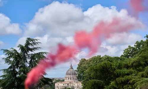 Pink Smoke Signals In Rome Call For Women Priests
