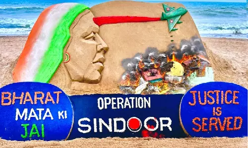 Pattnaik’s Sand Art Pays Tribute to Armed Forces After Op Sindoor