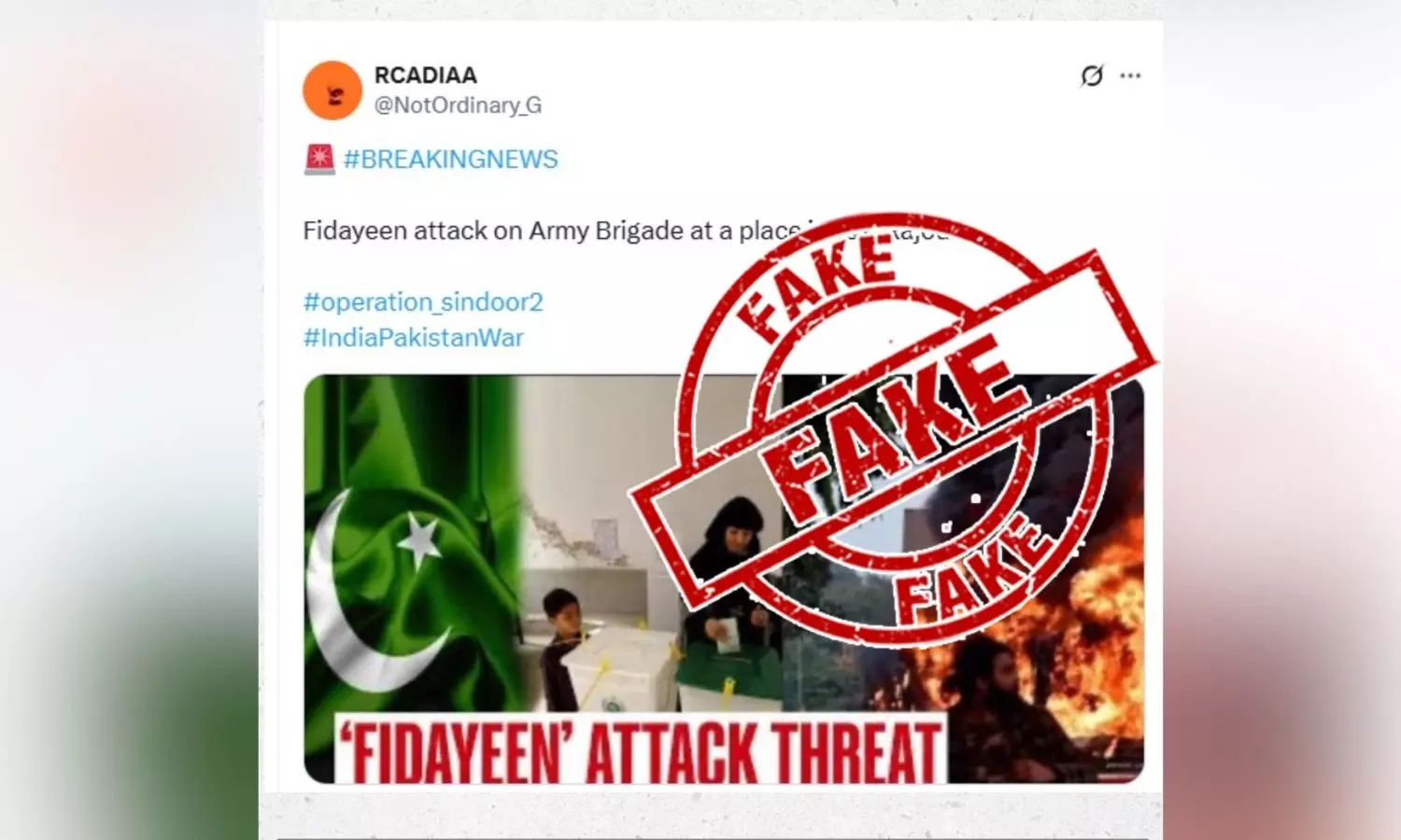 Govt Dismisses Claims of Suicide Attack on Army Brigade in Rajouri as Fake News