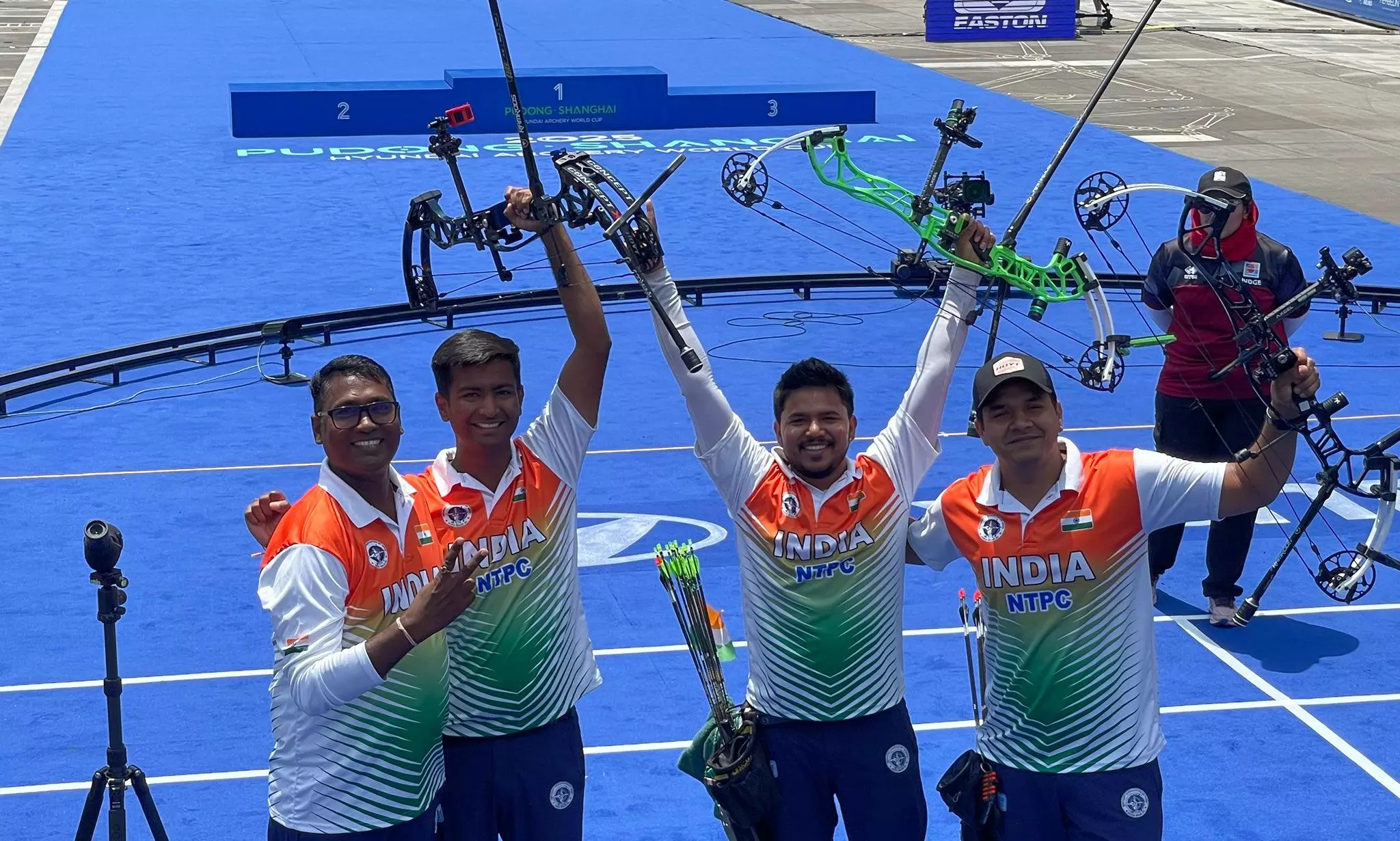 India Win Gold, Silver And Bronze at Archery World Cup Stage 2