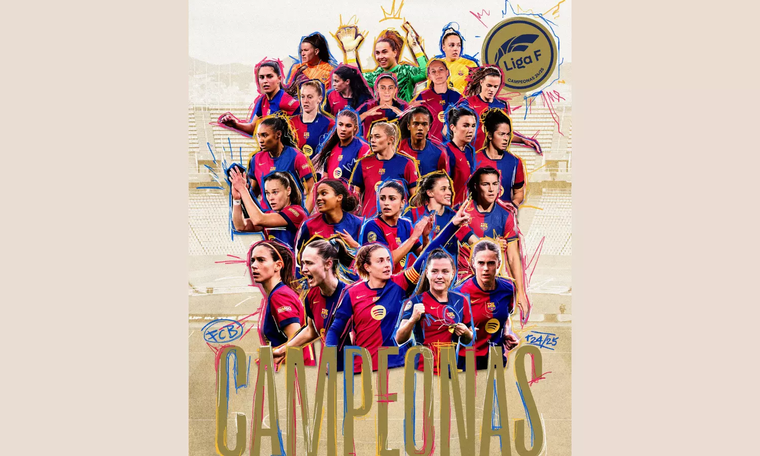Barcelona Win Liga F for Sixth Year Running
