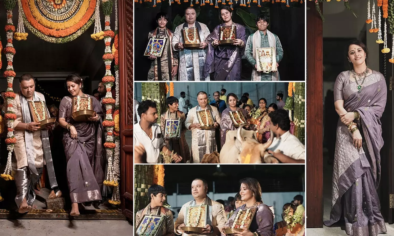 Joyous Beginnings: Anasuya and hubby Susank Celebrate New Home