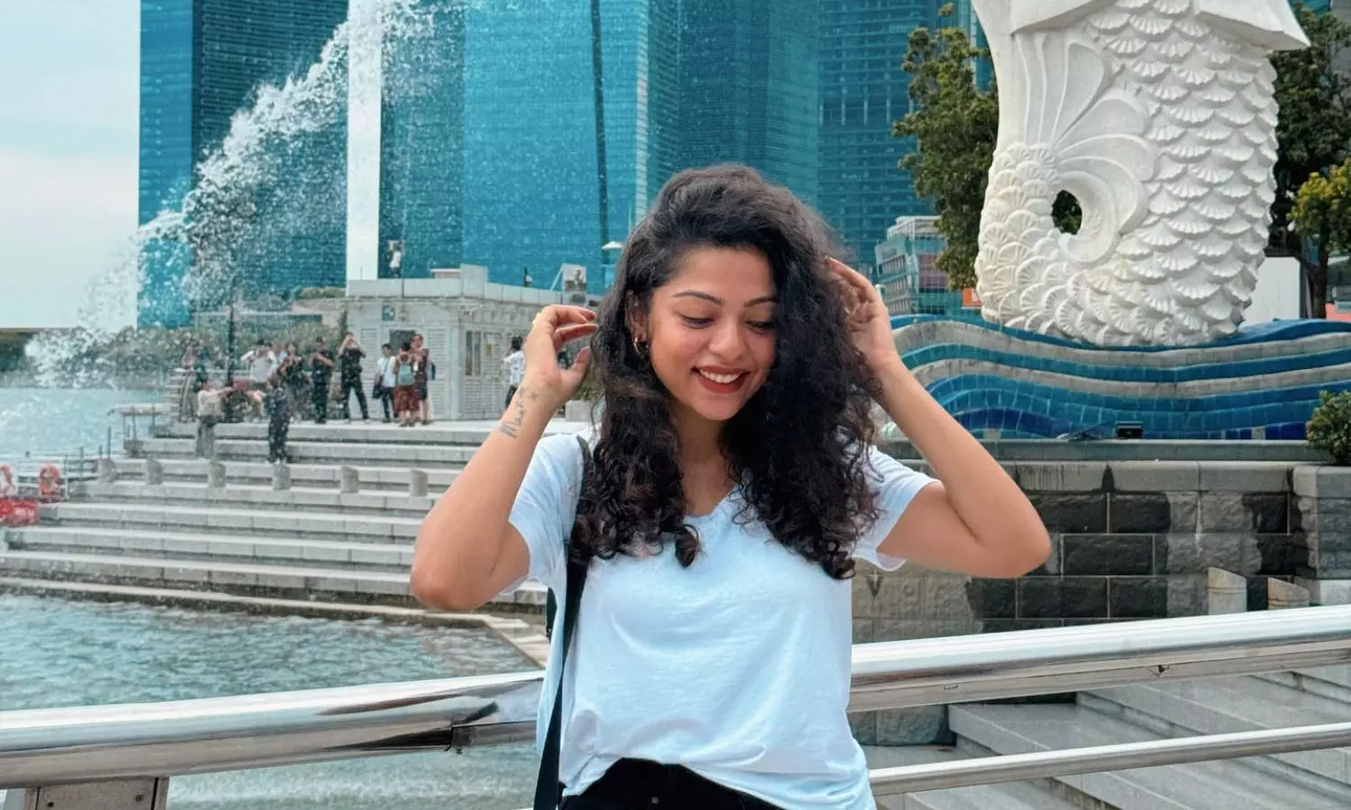 Varsha Bollamma Embraces Frizz With A Playful Twist Varsha Bollamma Embraces Frizz With A Playful Twist
