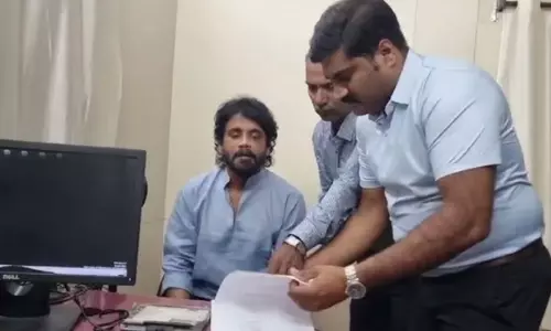 Nagarjuna Visits RTO for License Renewal, Greets Fans