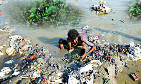 Green Aquatic Warriors Clean Up Choked Rivers