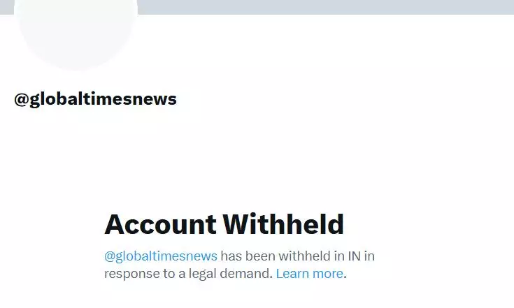Chinas Global Times, Xinhua X-Account handles Blocked in India