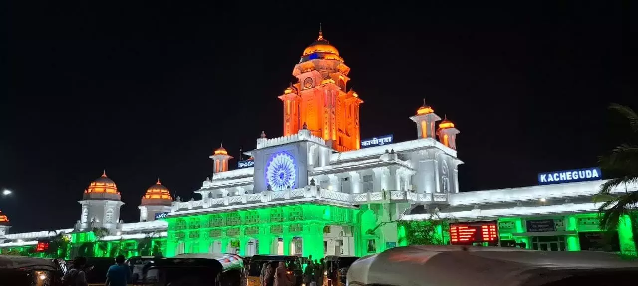 Railway Stations Illuminate in Tricolour to Honour Indian Armed Forces