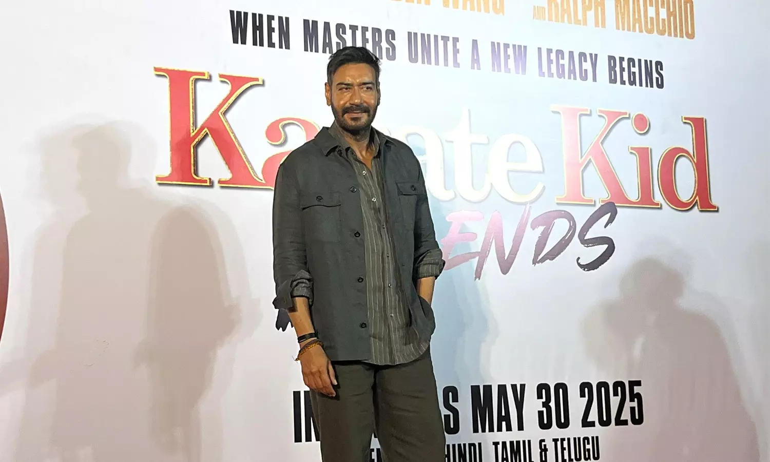 Ajay Devgn, Yug Devgan launch Hindi trailer of Sony Pictures Entertainments Karate Kid: Legends
