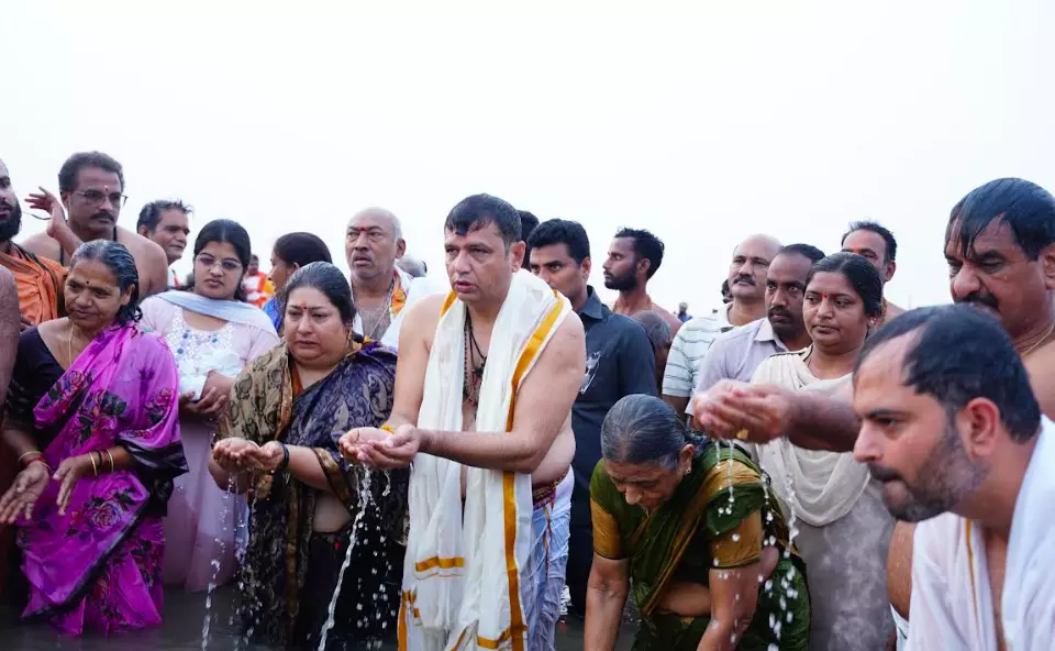Saraswati Pushkaralu Begins In Kaleshwaram