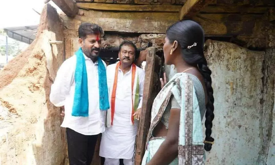 Revanth Fulfils Promise to Houseless Families in Kamareddy