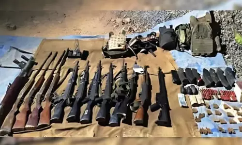 Huge Cache of Arms and Ammunitions Recovered from Cross-Border Insurgents Killed in Manipur
