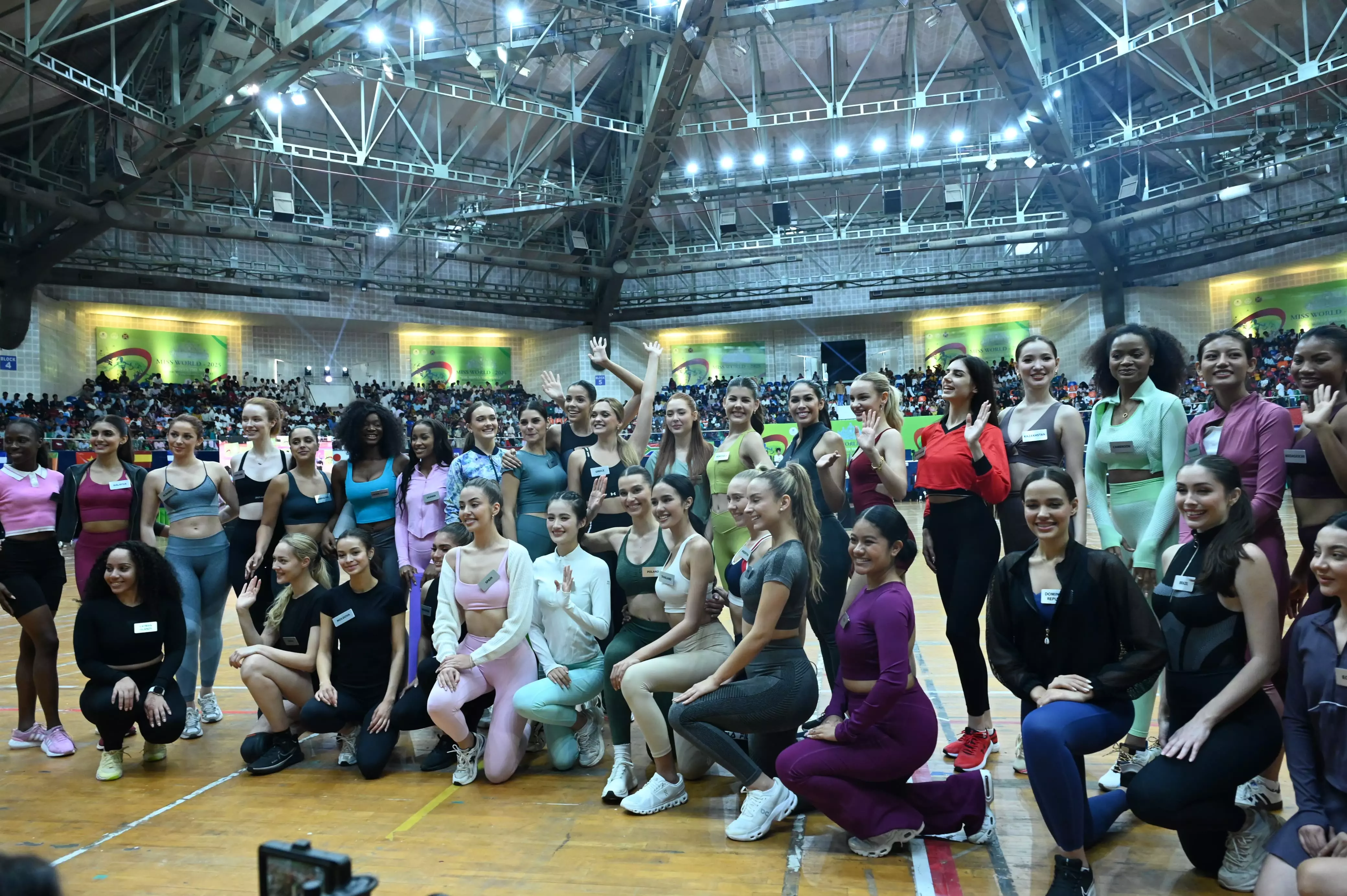 Fun And Frolic Mark Sports Day Meant For Miss World Contestants