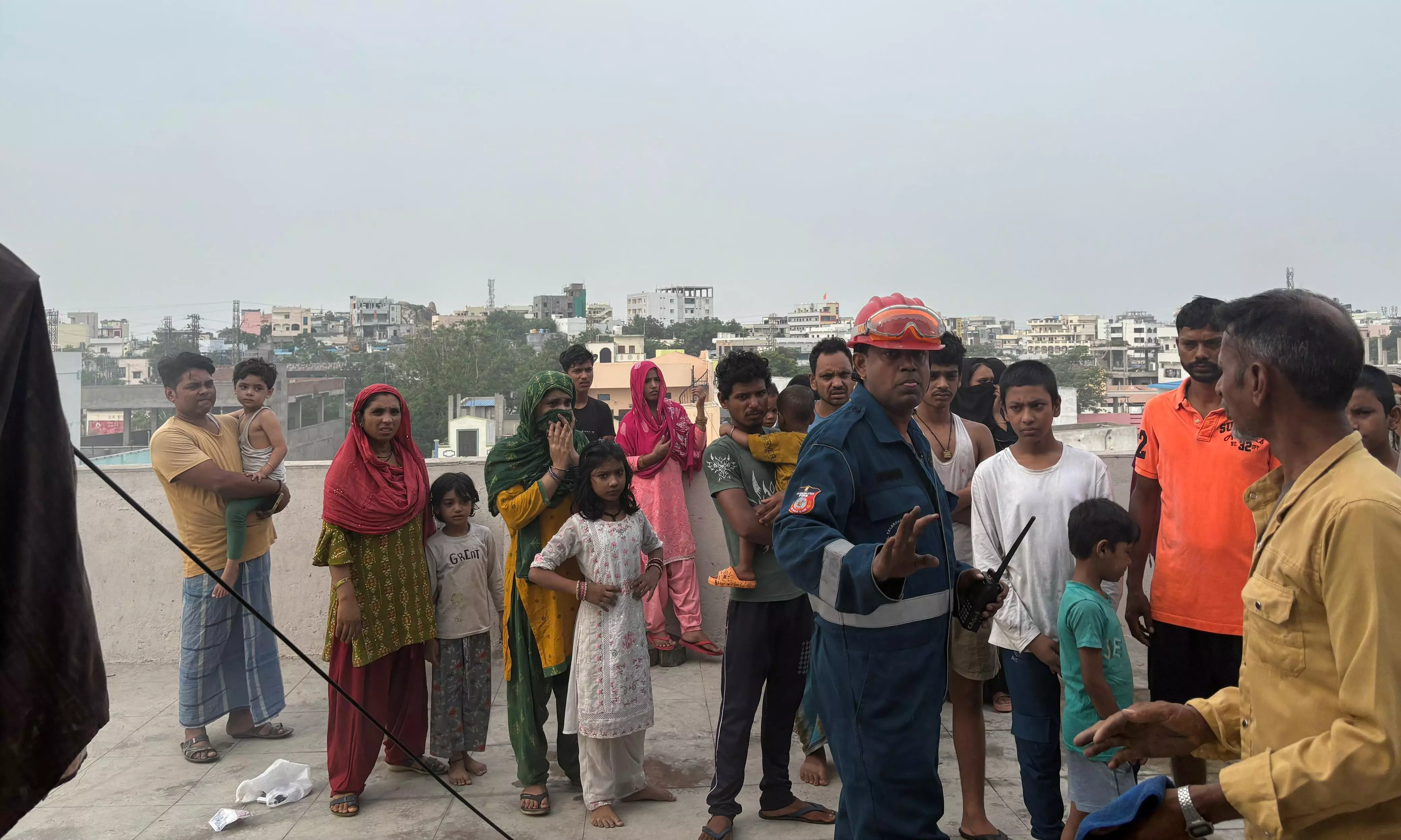 Fire at Building in Mailardevpally, 50 Rescued, None Hurt