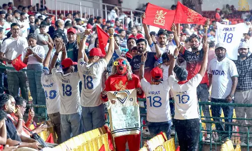 Rain Stops Play, Not Love: Chinnaswamy Becomes Beating Theatre of White for Kohli