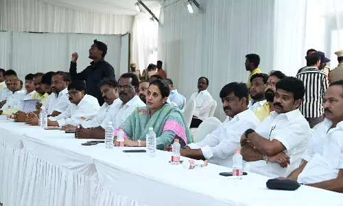 Large Sprawl Getting Ready for 3-Day Mahanadu in Kadapa From May 27