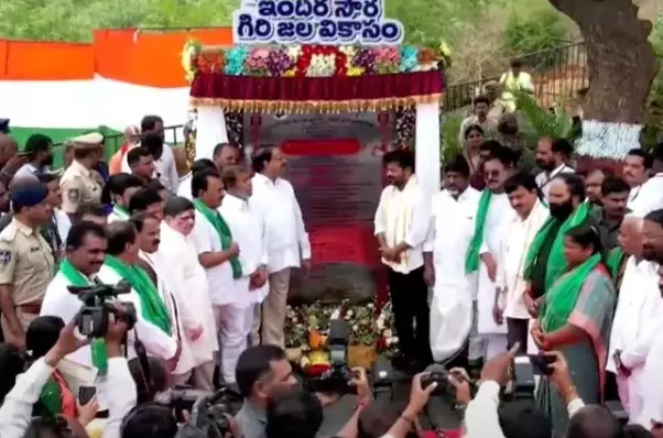 CM Revanth Reddy Launches Indira Saura Giri Jala Vikasam CM Revanth Reddy Launches Indira Saura Giri Jala Vikasam