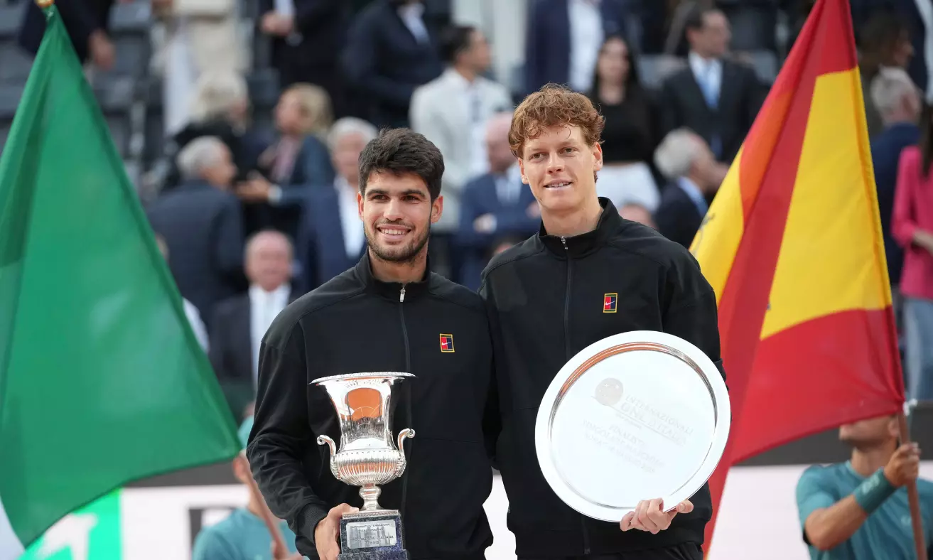 Rome Champion Alcaraz Expects French Open Threat From Insane Sinner