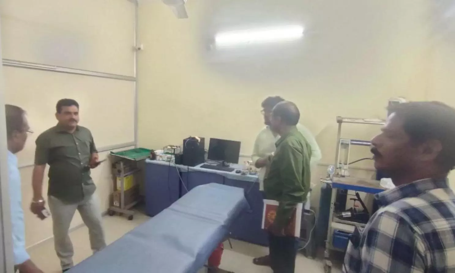 Surprise Check at Mahabubabad Hospitals Surprise Check at Mahabubabad Hospitals