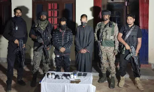Two Suspects With Arms, Ammunition Arrested From South Kashmir