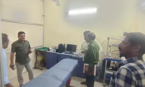 Surprise Check at Mahabubabad Hospitals