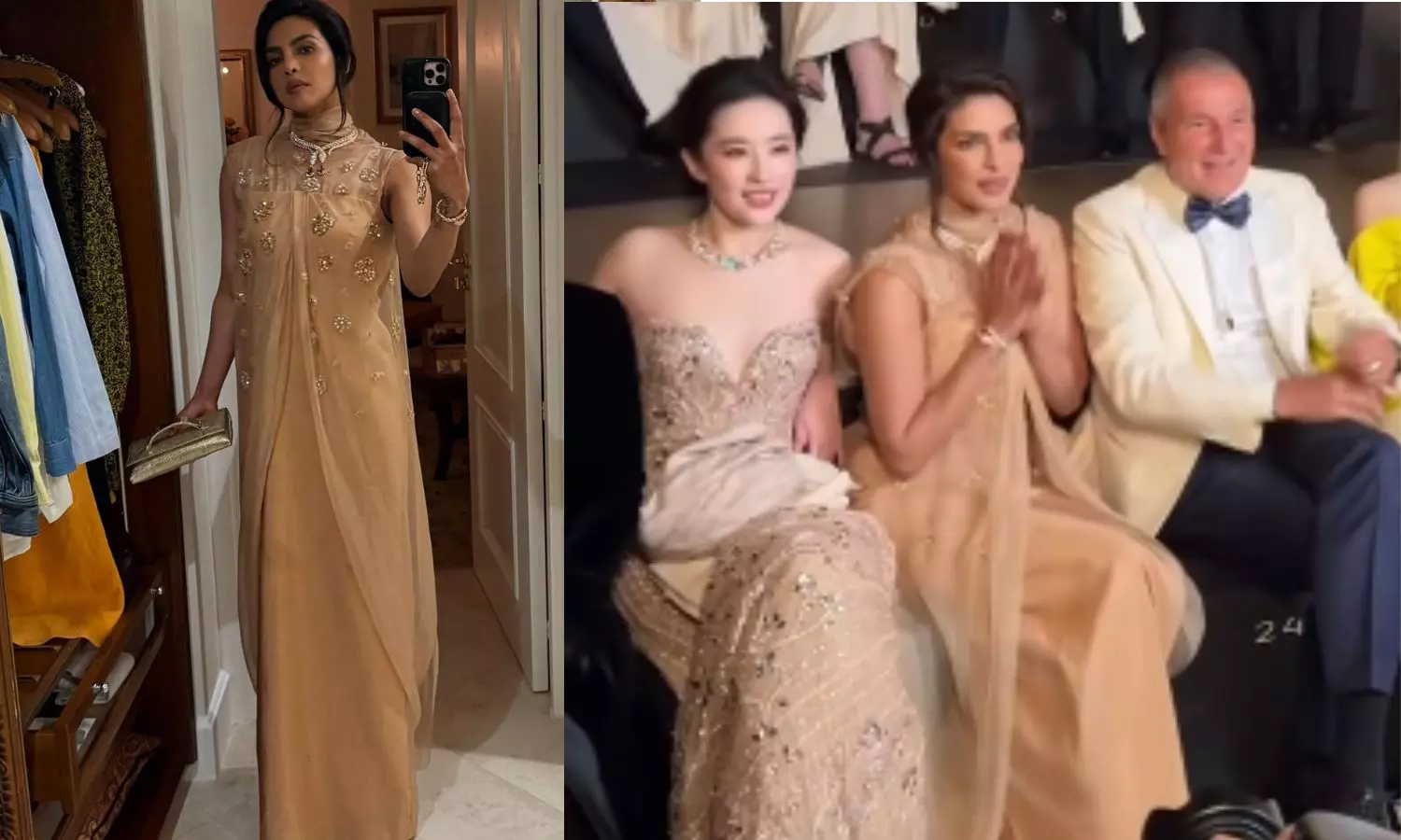 Priyanka Chopra Greets the World with a Namaste at Bvlgari’s Sicily Gala