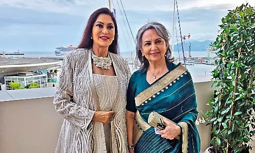 Sharmila, Simi Stun at Cannes 2025 Sharmila, Simi Stun at Cannes 2025