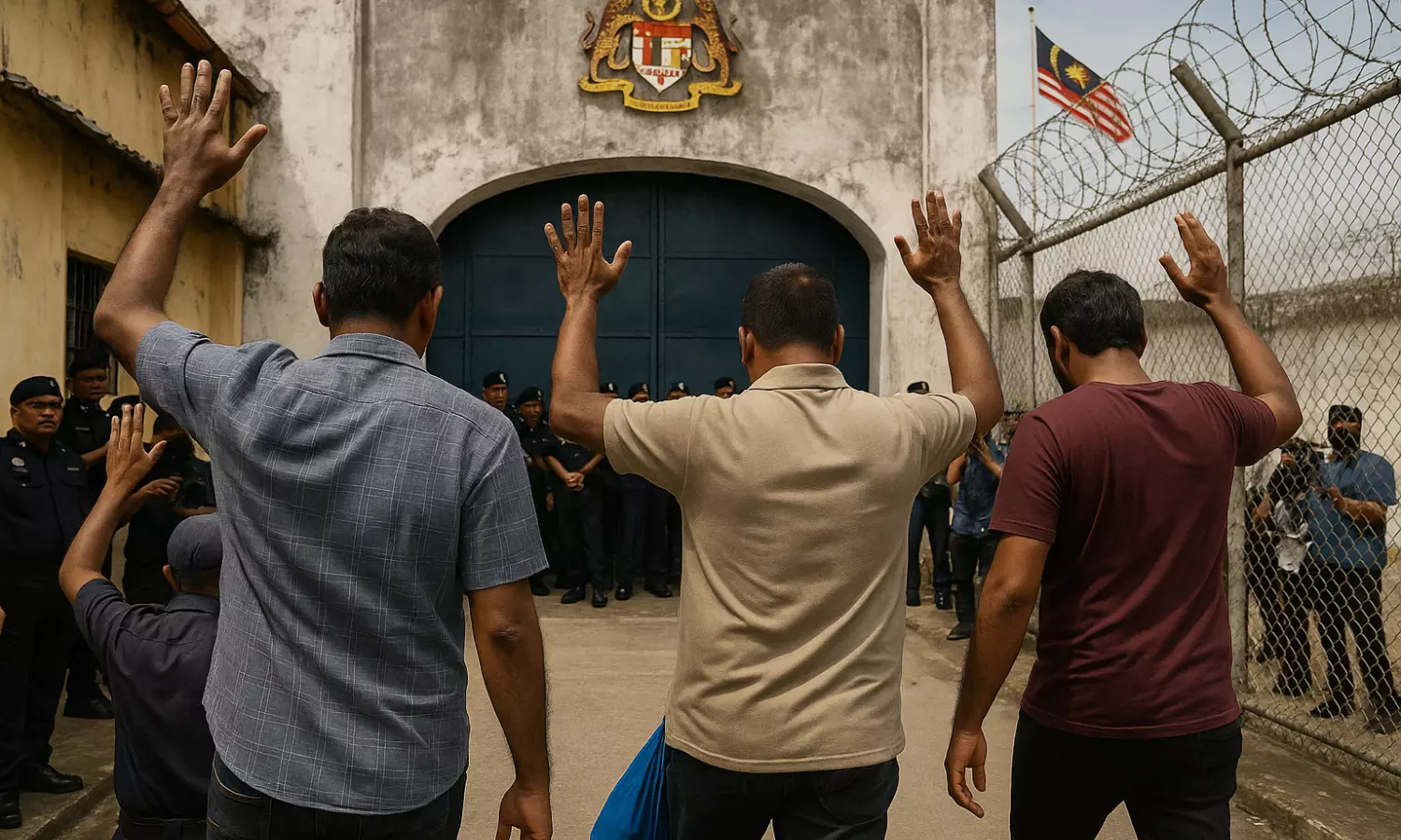 Six Telangana Citizens Released From Malaysian Jail