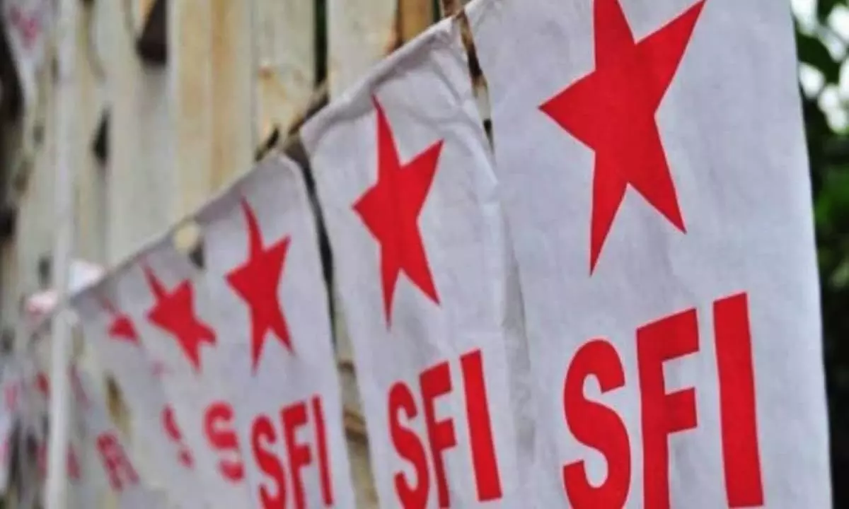 Tension at Kerala University as SFI Activists Protest Over Casteism Allegation