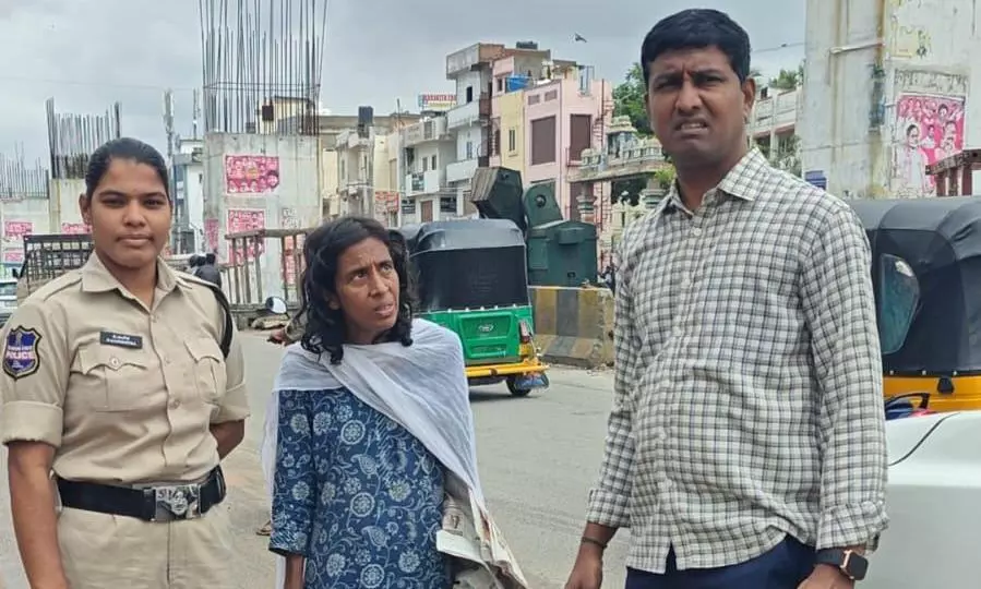 Rachakonda CP Rescues Homeless Woman