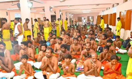 Devotees Flock to Kondagattu for Hanuman Jayanti Celebrations