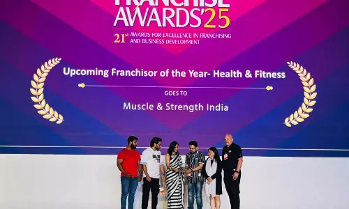 Muscle &Strength India Bags Award for Upcoming Franchisor of the Year