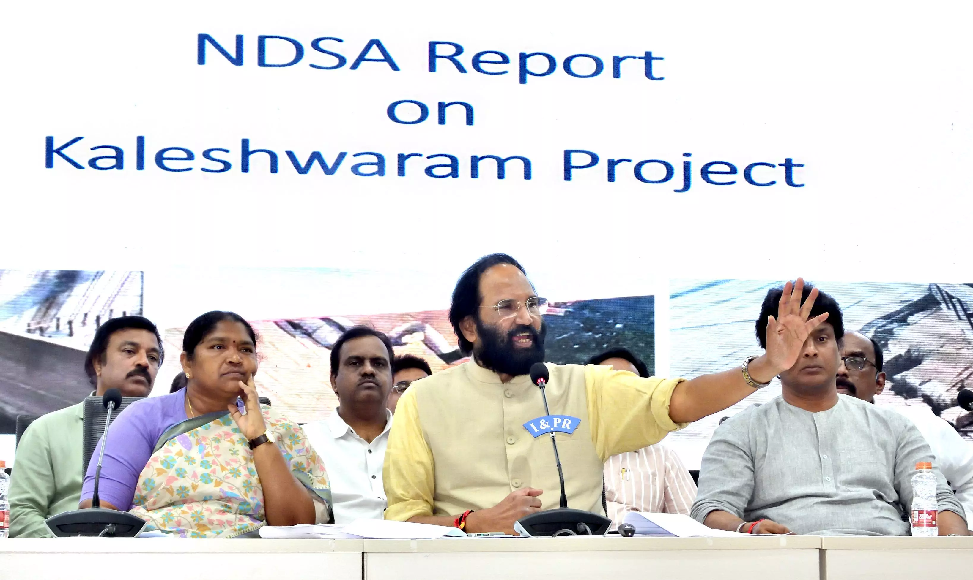 Kaleshwaram Probe: None Will Be Spared, Says Uttam Kumar Reddy Kaleshwaram Probe: None Will Be Spared, Says Uttam Kumar Reddy