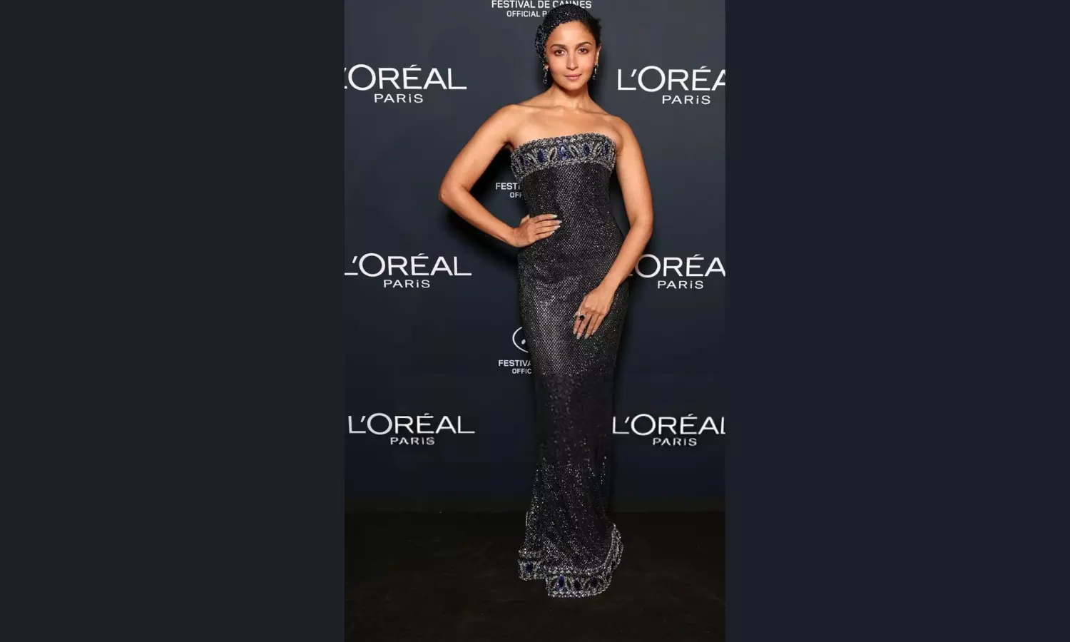 Alia Bhatt stuns in Starry Armani Privé at 78 Cannes festival