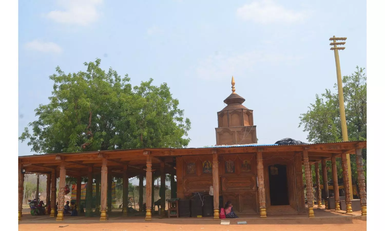 Teak Kali Temple Draws Crowds From Across TG