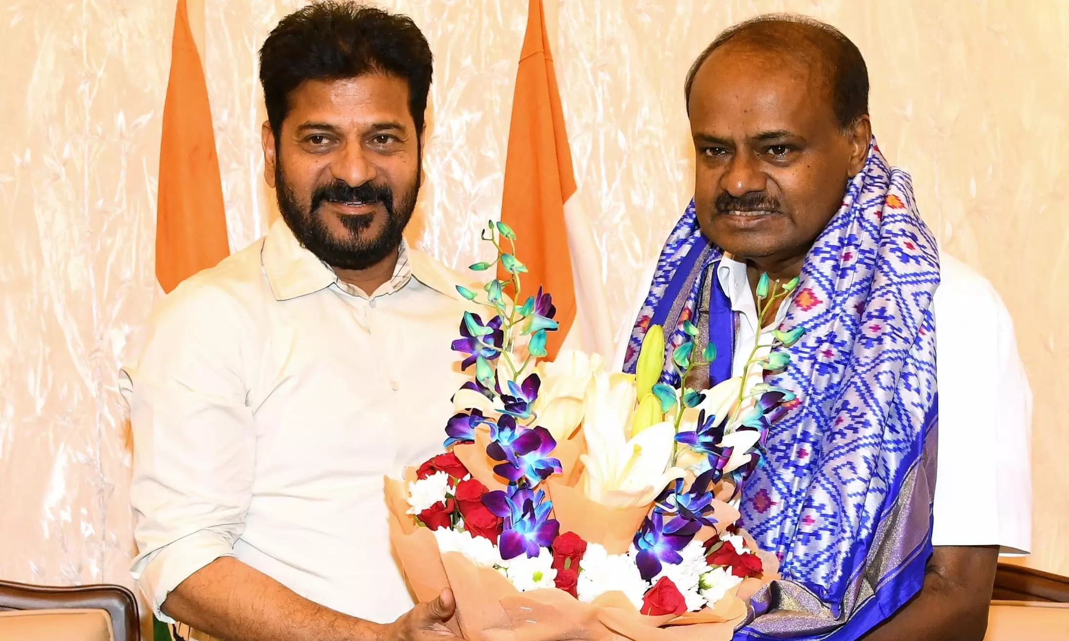 CM Revanth Meets Union Minister Kumaraswamy, Seeks 800 EV Buses For Hyd