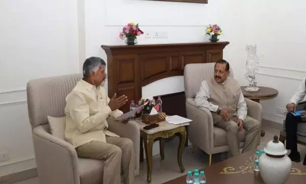 Naidu Charts Space Strategy With Twin Hubs in AP Naidu Charts Space Strategy With Twin Hubs in AP