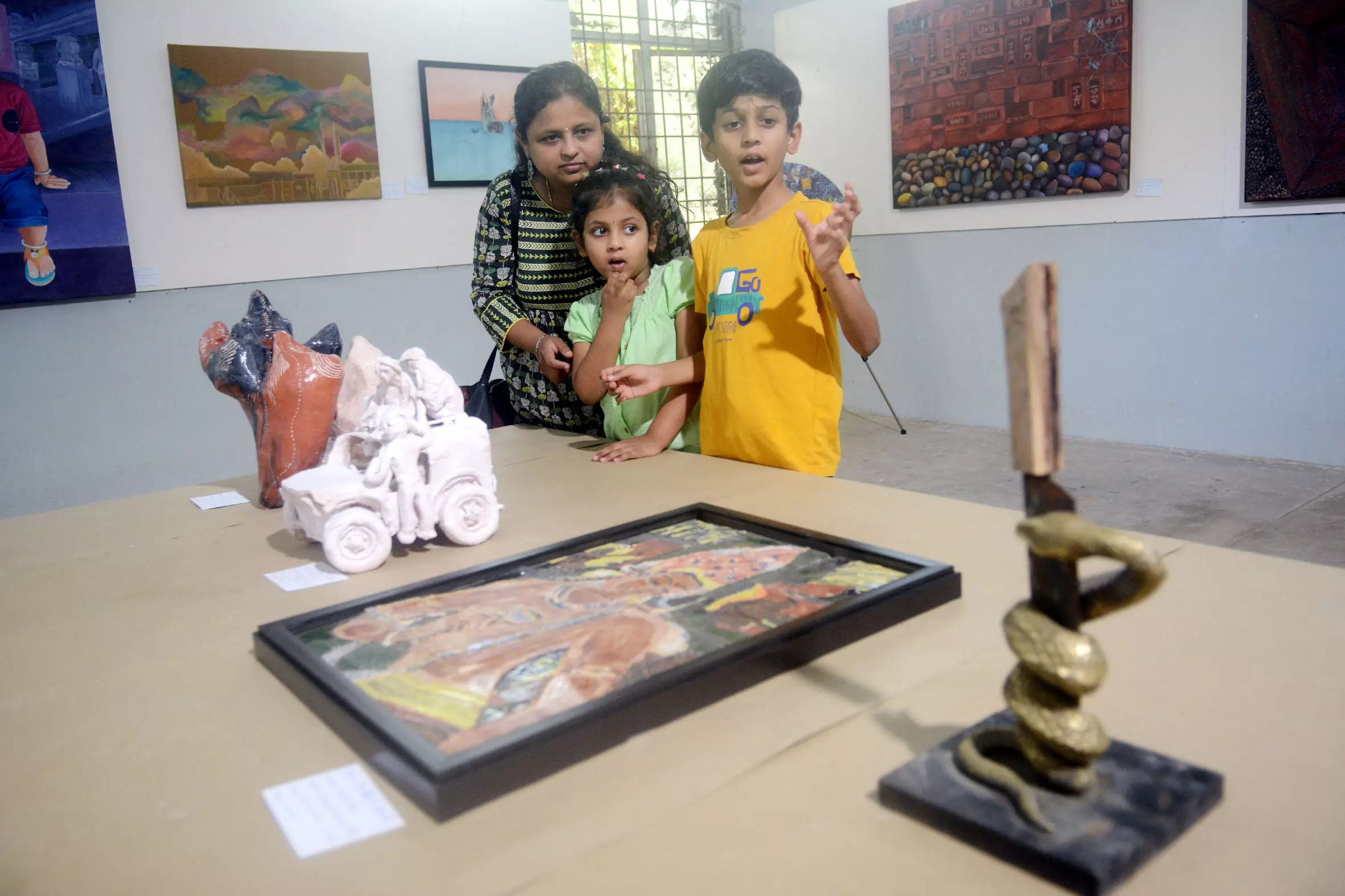 SPECTRUM Art Showcase Unfolds at Andhra University