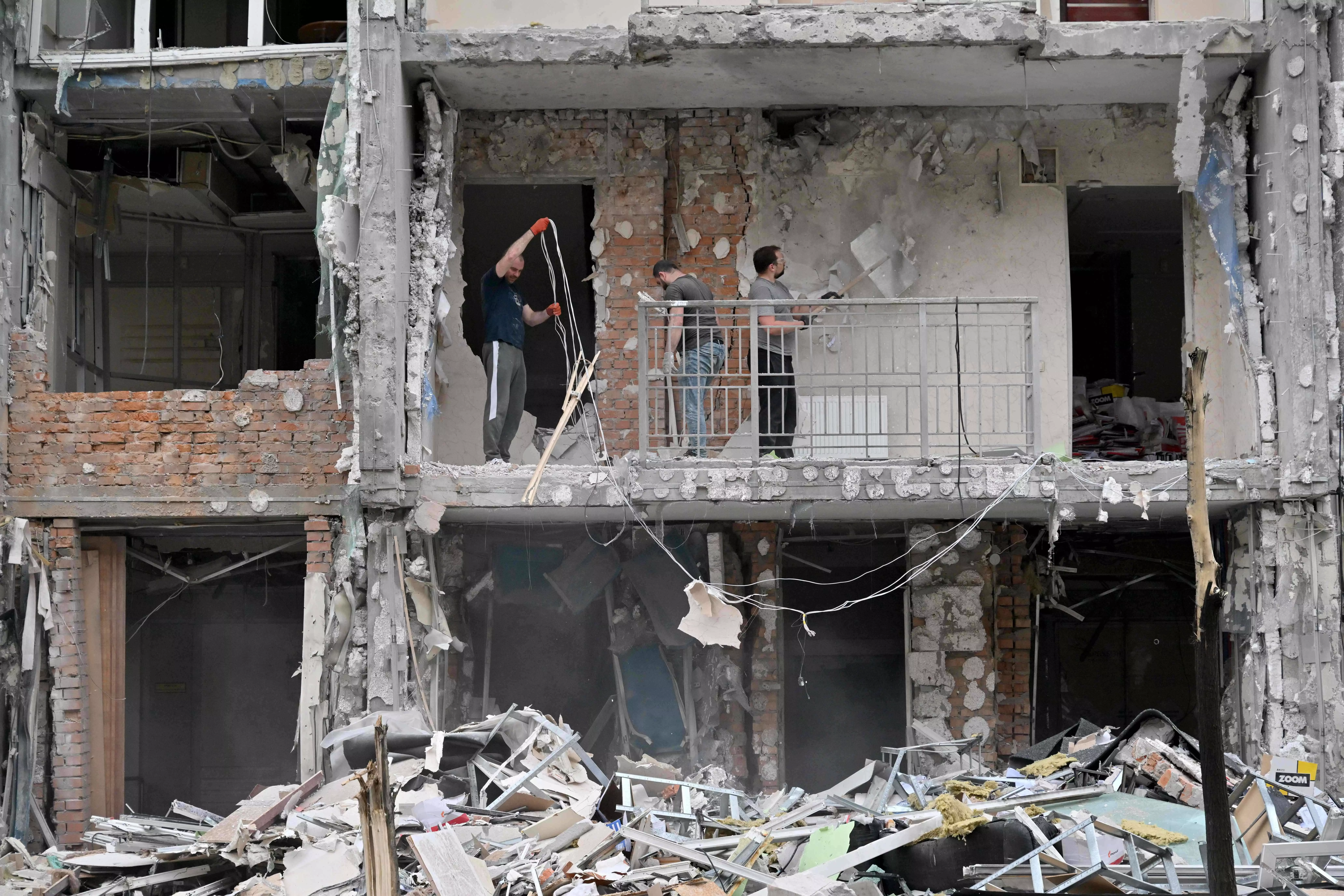 Ukraine Says Russia Launched Its Biggest Drone Attack Yet