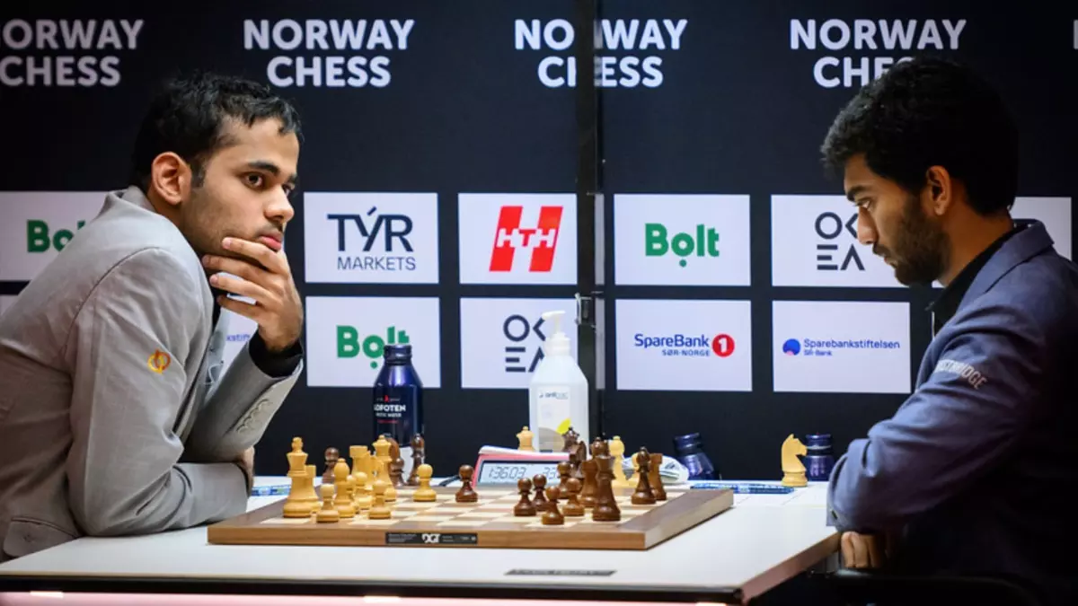 Norway Chess: Erigaisi Hands World Champion Gukesh Second Defeat in Two Days