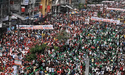 Massive Protests In Bangladesh As BNP Demands Elections By December