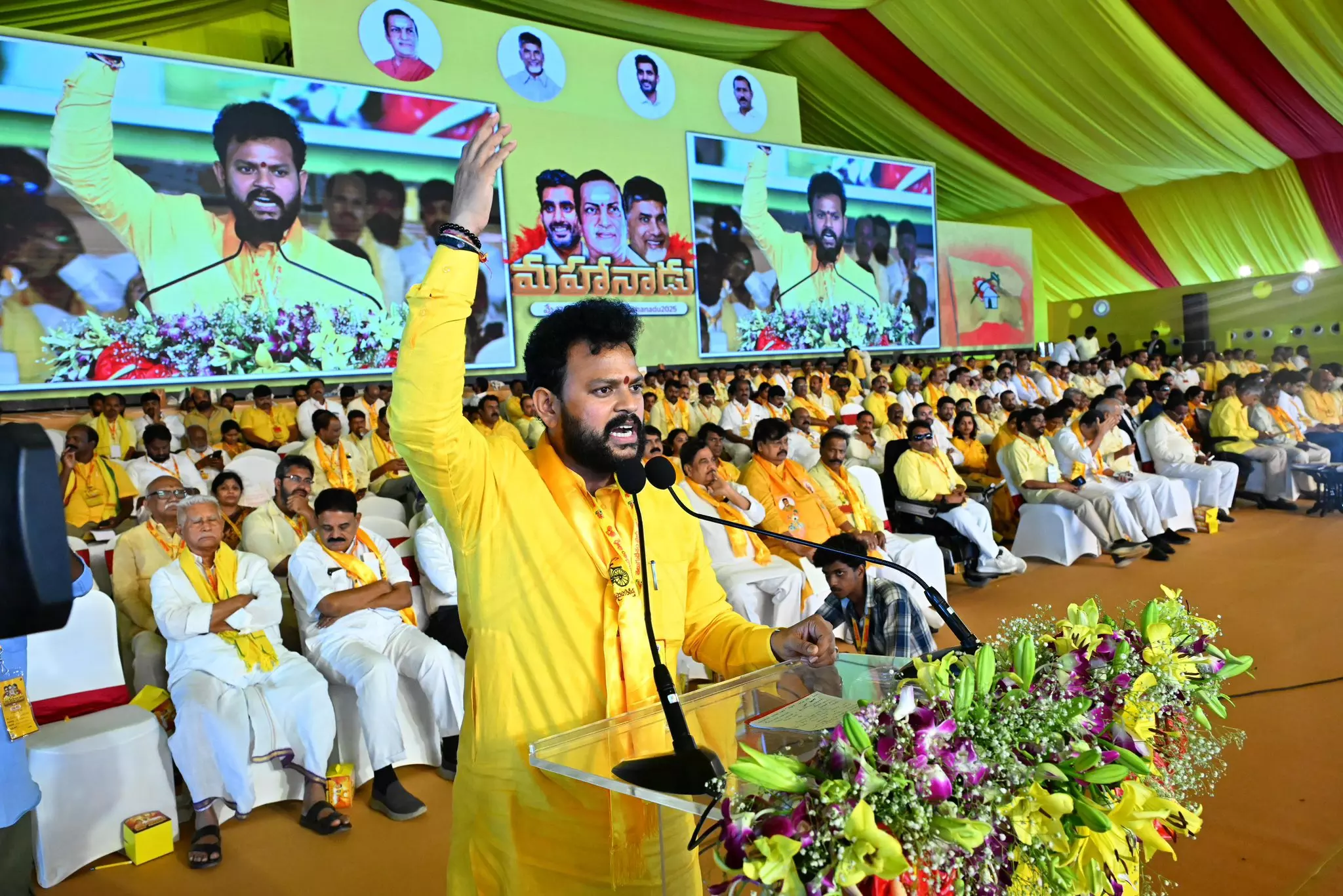 Ram Mohan Naidu Explains Mahanadu Resolution to PM Modi