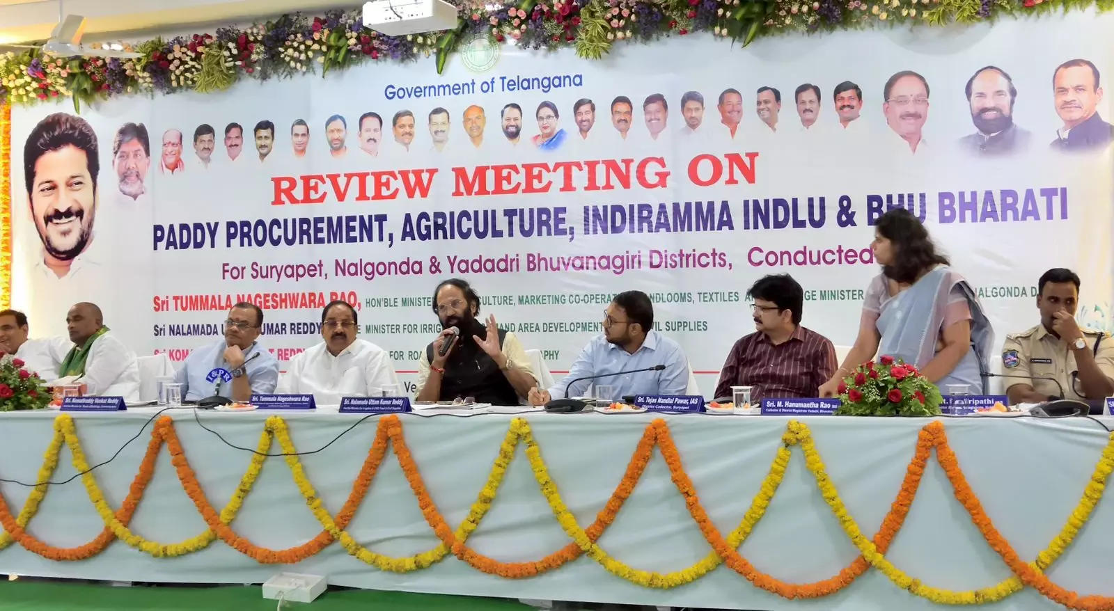 Uttam: Telangana Bought Most Paddy in 11-Year-Old History