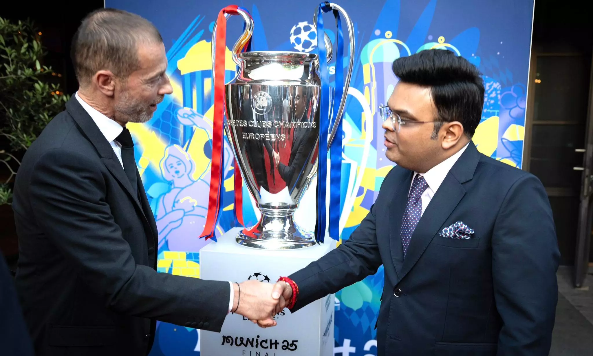 Jay Shah Meets UEFA President Ceferin Ahead of Champions League Final