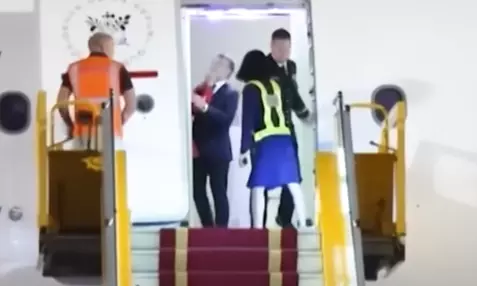 Video of  Brigitte Slapping Emmanuel Macron Sparks Debate,  Trump Says Macrons Are Fine After Plane Row